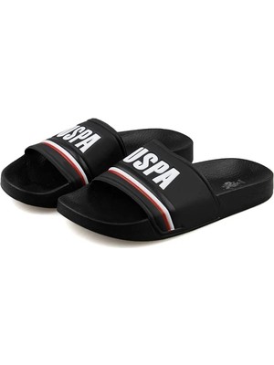 U.S. Polo Assn.  Alvega 3fx Poli Hafif Rahat Taban Anotomik Erkek Terlik Siyah