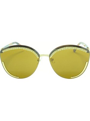 Rachel MOD.18060 C.01 Ekartman 58-17  Metal Sarı Kahve Kırçıllı  Kadın Güneş Gözlüğü