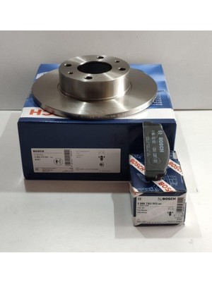 Bosch Tofaş Doğan Kartal Şahin Ön Fren Disk ve Ön Balata Set 100 Model Araç Bilgisi ile Uyumlu