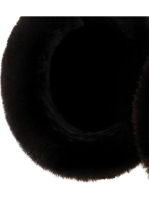 Bahara 2x Bulanik Kiş Kişli Kulak Isitici Unisex Ear Muffs Ear Kullanim Yüküm Earmuffs Siyah Gri (Yurt Dişindan)