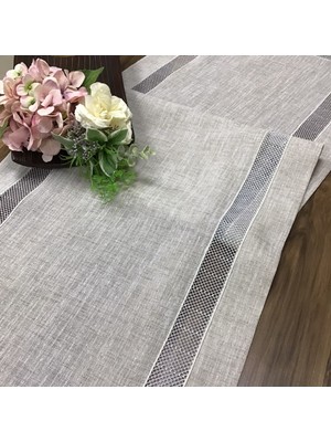 Oya Home Füme Petek Kolber Detaylı RANIR-45*150CM