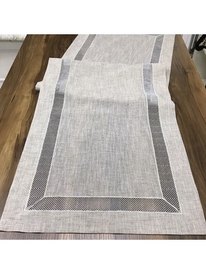 Oya Home Füme Petek Kolber Detaylı RANIR-45*150CM