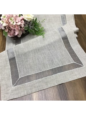 Oya Home Füme Petek Kolber Detaylı RANIR-45*150CM