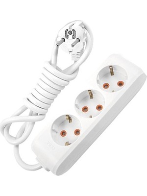 Viko 3'lü 3 Metre Grup Priz