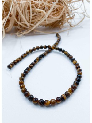 Mucize Taş Kaplan Gözü 6 mm Doğal Taş Dizi