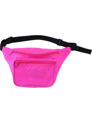 Dayanıklı Fanny Pack Sıradan Crossbody Tag Bel Çanta Trekking Kadın Erkekler Pembe (Yurt Dışından)