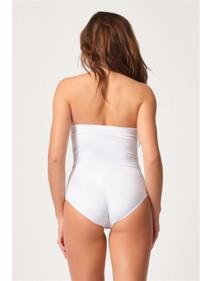 Emay Önden Agraflı Slip Korse 2088 Beyaz