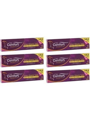 Day’s Comfort Days Comfort 6'lı Erken Gebelik Testi %99,8 Kesin Sonuç Pratik ve Hijyenik Kullanım