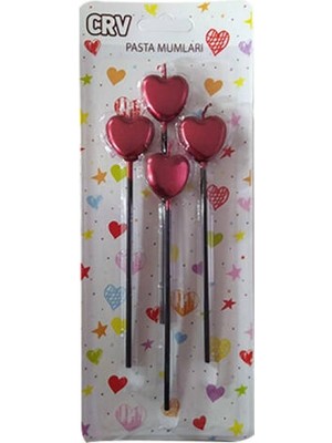 Kidspartim Kalp Mum Kırmızı