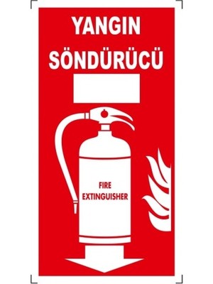 Yangın Söndürücü - Ikaz Levhası Fotolümen