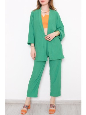 Online Sepetinde Kimono Takım Yeşil - 10756.1254.