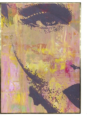 SHOP365 Kadın Yüzü Yağlı Boya Görünümlü Dekoratif Poster P-004583