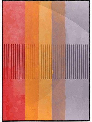 SHOP365 Fırça Darbeleri ve Şekiller Pastel Renkler Modern Poster P-004433