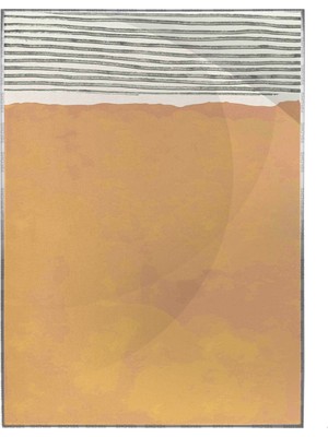 SHOP365 Fırça Darbeleri ve Şekiller Pastel Renkler Modern Poster P-004436