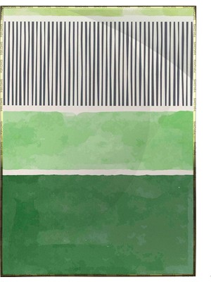 SHOP365 Fırça Darbeleri ve Şekiller Pastel Renkler Modern Poster P-004438