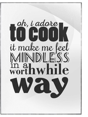 SHOP365 Yemek Konulu Ingilizce Yazı Kafe Restoran Mutfak Dekoratif Poster P-004535