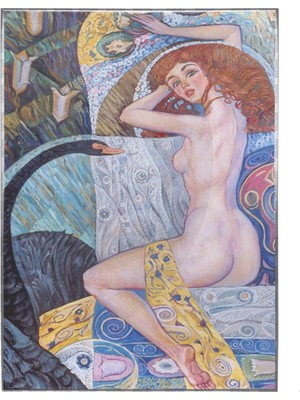 SHOP365 Leda Mitoloji Dekoratif Poster P-004541