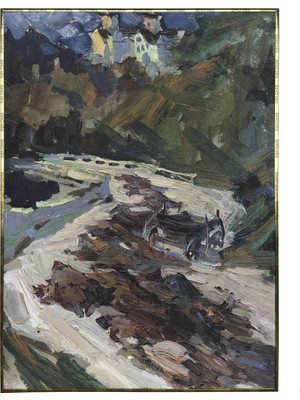 SHOP365 Manzara Yağlı Boya Görünümlü Sanatsal Poster P-000035