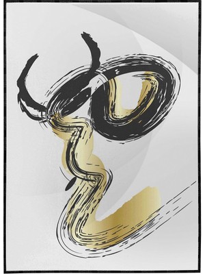 SHOP365 Çizgiler Yağlı Boya Görünümlü Poster P-002666