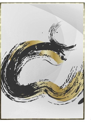 SHOP365 Çizgiler Yağlı Boya Görünümlü Poster P-002667