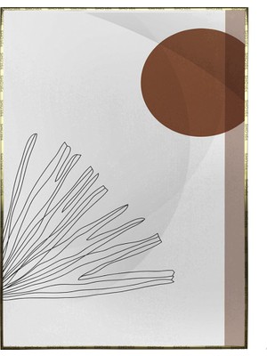 SHOP365 Çiçekler Bitki Botanik Illüstrasyon Poster P-000704