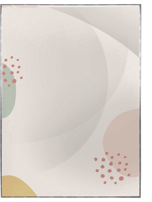 SHOP365 Şekiller Dekoratif Pastel Renkler Modern Poster P-000487