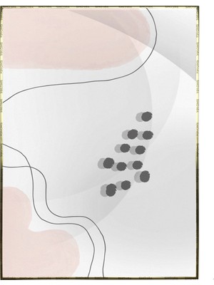 SHOP365 Renkli Şekiller Dokular Modern Poster P-000610