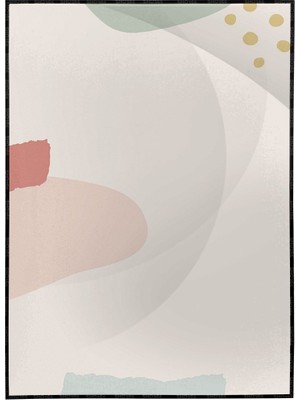 SHOP365 Şekiller Dekoratif Pastel Renkler Modern Poster P-000490