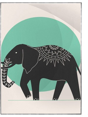 SHOP365 Insanlar Hayvanlar ve Doğa Tasarımları Modern Sanat Tuval Poster P-000657