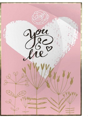 SHOP365 Aşk Sevgililer Günü Temalı Illüstrasyon Poster P-000254