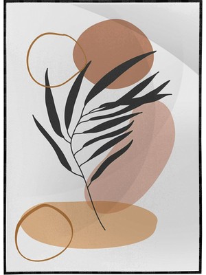 SHOP365 Bitki Yapraklar ve Şekiller Modern Poster P-000699