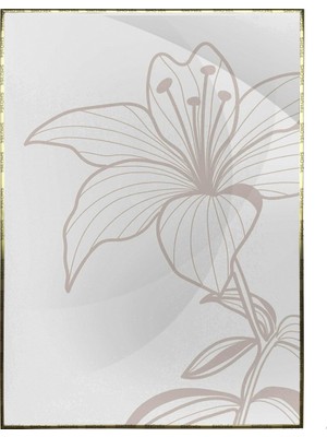 SHOP365 Bitki Yapraklar ve Şekiller Modern Poster P-001166