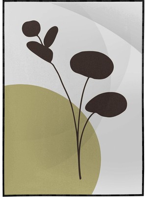 SHOP365 Yapraklar ve Şekiller Modern Poster P-001566