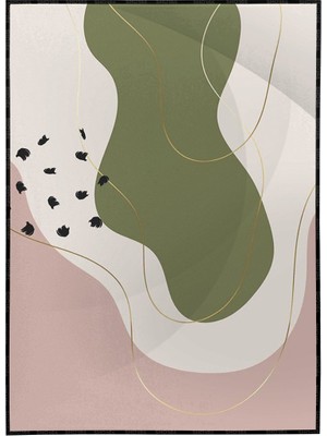 SHOP365 Toprak Renk Tonları Tasarım Modern Poster P-001501