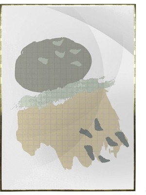 SHOP365 Toprak Renk Tonları Tasarım Modern Poster P-001656