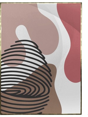 SHOP365 Toprak Renk Tonları Tasarım Modern Poster P-001515