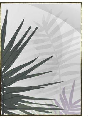 SHOP365 Bitki Yapraklar ve Şekiller Modern Poster P-001676
