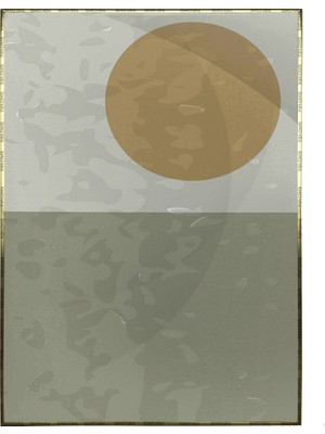 SHOP365 Ay Güneş ve Toprak Renkleri Modern Poster P-001584