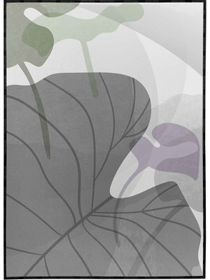 SHOP365 Bitki Yapraklar ve Şekiller Modern Poster P-001677