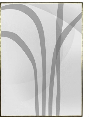 SHOP365 Yapraklar ve Şekiller Karışık Renkler Modern Poster P-000921