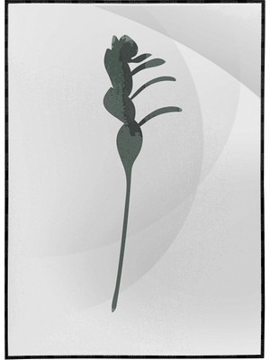 SHOP365 Yapraklar Açık Tonlar Modern Poster P-000932