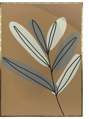 SHOP365 Yapraklar ve Şekiller Modern Poster P-001475