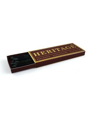 Heritage Black Uzun Kibrit Tekli 11 x 4 cm