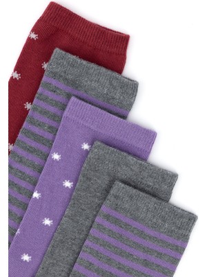 U.s. Polo Assn. Kadın Gri Melanj Çorap 50258159-VR086