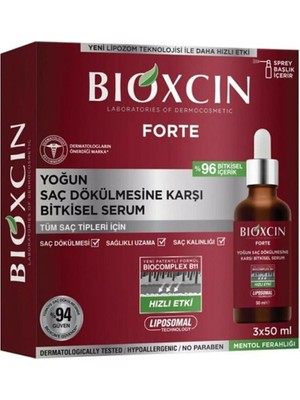 Bioxcin Bioxcin forte Yoğun Bitkisel Saç Serumu 3 x 50 ML -V803