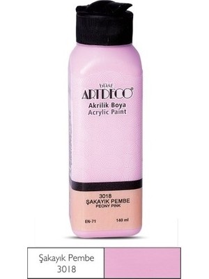 Artdeco Şakayık Pembe Yeni Formül Akrilik Boya 140 ml