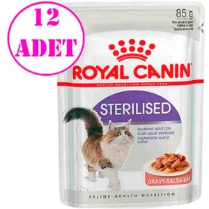 Royal Canin Sterilised gravy Yaş Kedi Maması 85 Gr 12 Adet