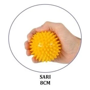 Fizyo Shop Dikenli Duyu Topları  8 cm  Sarı
