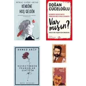 Var Mısın Doğan Cüceloğlu - Hasretinden Prangalar Eskittim - Kendine Hoş Geldin - Not defterli seti