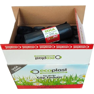 Battal Boy Çöp Torbası Poşeti -500 Gr. - 90 Litre - 80 x 110 Cm / 10 Adetlik 20 Rulo / Koli